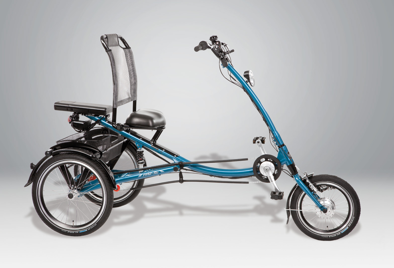 Pfiff - Scooter trike Ansmann 20" - Elcykel med bred cykelsadel - 11
