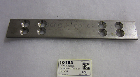 10163 infästningsstål (sesam och fasttak)  rfs 8x50
