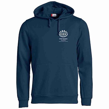 Hood Basic UNISEX CISV Stockholm Globe, marin