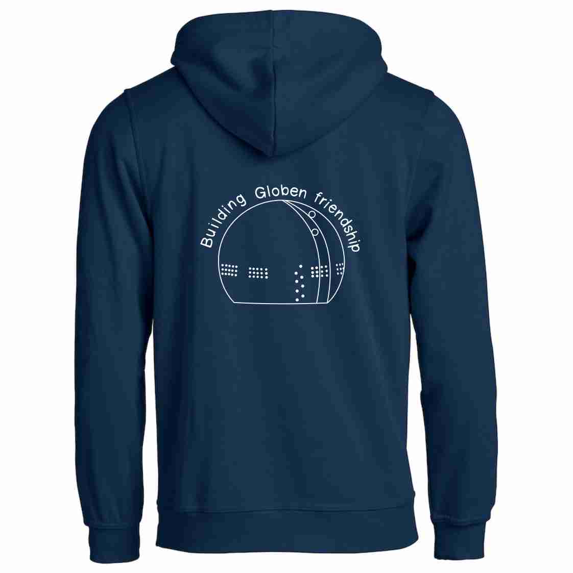 Hood Basic UNISEX CISV Stockholm Globe, marin - 2