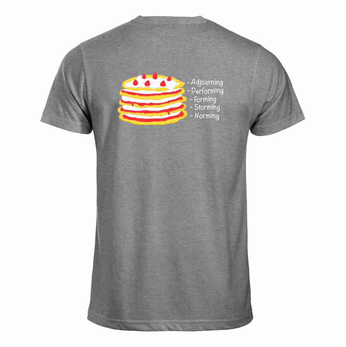 T-shirt Classic CISV Stockholm Cake, grå - 2
