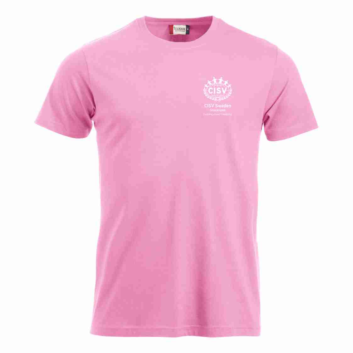T-shirt Classic CISV Stockholm Cake, rosa