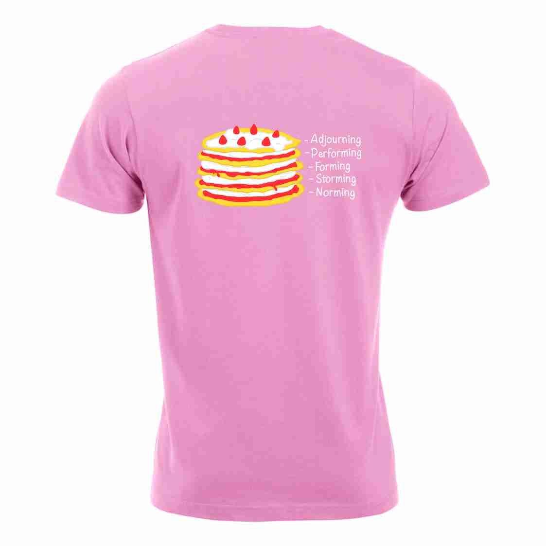T-shirt Classic CISV Stockholm Cake, rosa - 2