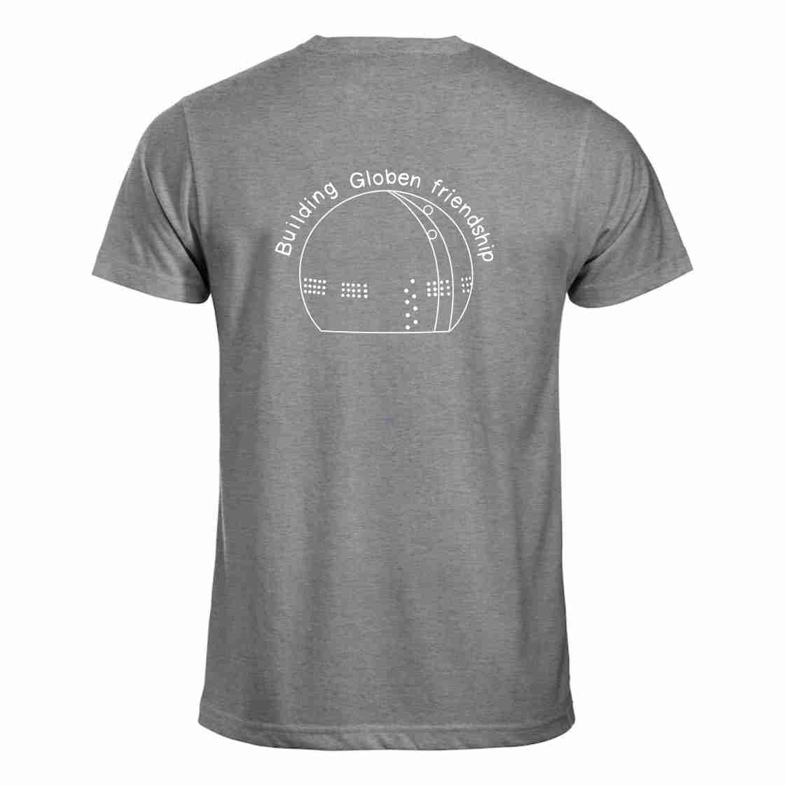 T-shirt Classic CISV Stockholm Globe, grå - 2