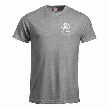 T-shirt Classic CISV Stockholm Globe, grå
