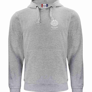 Hood Basic UNISEX CISV Stockholm Globe, grå