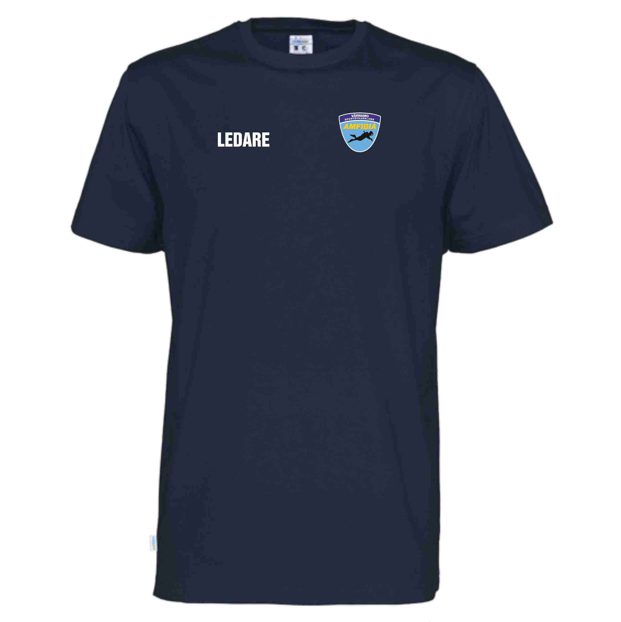 T-shirt Värnamo Sportdykare, bomull, miljöcertifierad LEDARE