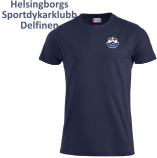 T-shirt Premium Delfinen, herr