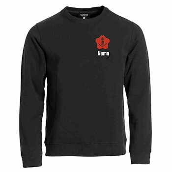 Sweatshirt Classic Judoklubben Budo, svart, vuxen