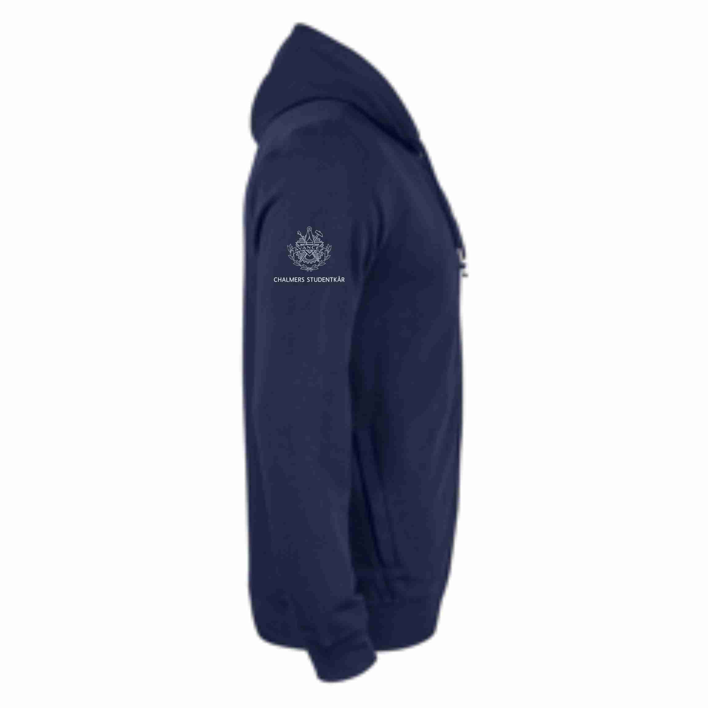 Hoodjacka Organic Cotton Chalmers Segelsällskap, herr & dam - 2