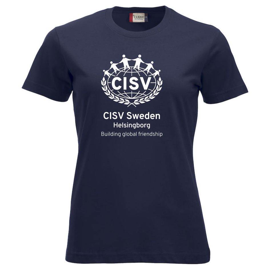 T-shirt CISV Helsingborg, bomull, marinblå