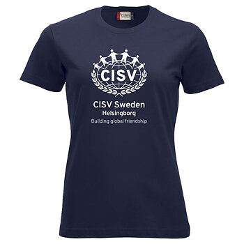 T-shirt CISV Helsingborg, bomull, marinblå