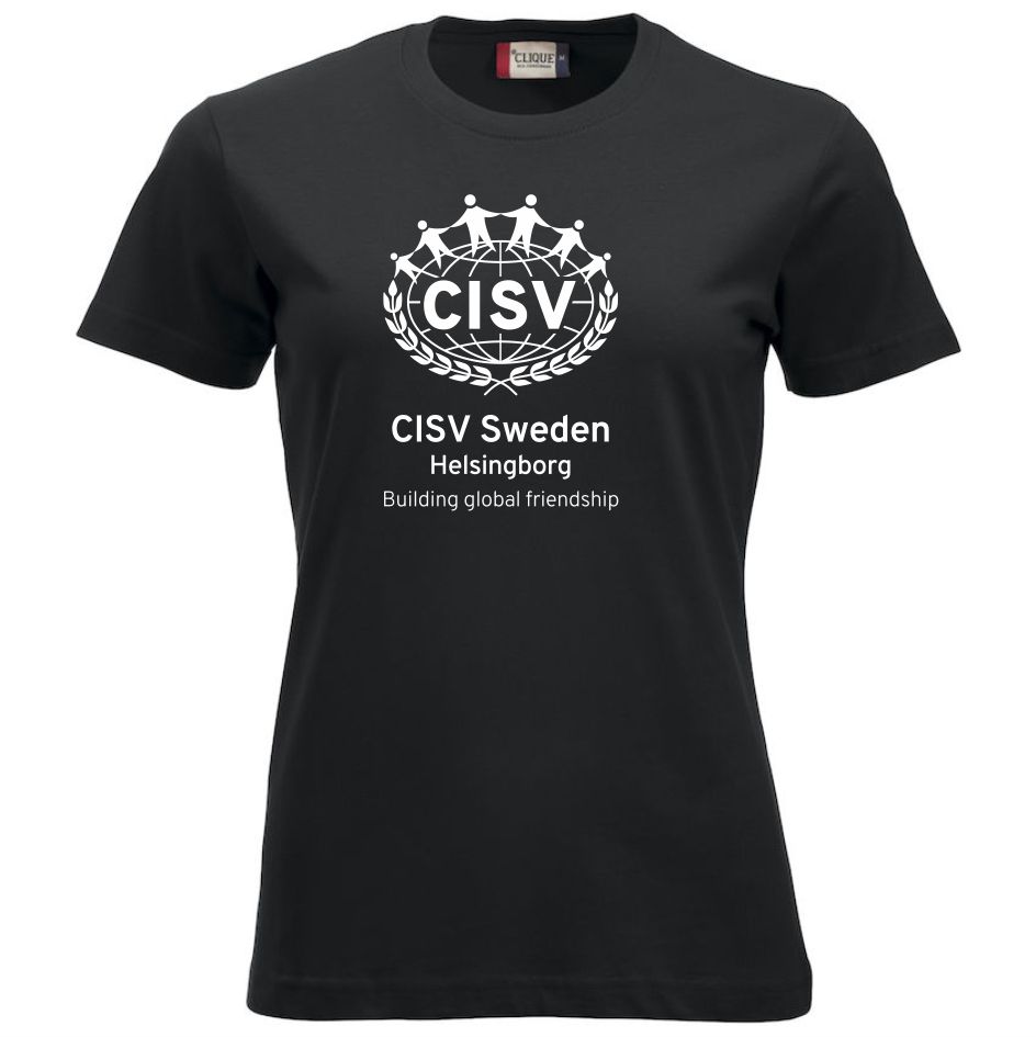 T-shirt CISV Helsingborg, bomull, svart