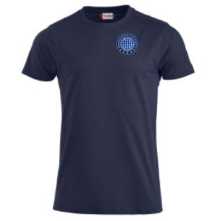 T-shirt Swedish Expedition Society, bomull, marin