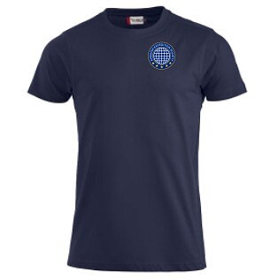 T-shirt Swedish Expedition Society, bomull, marin