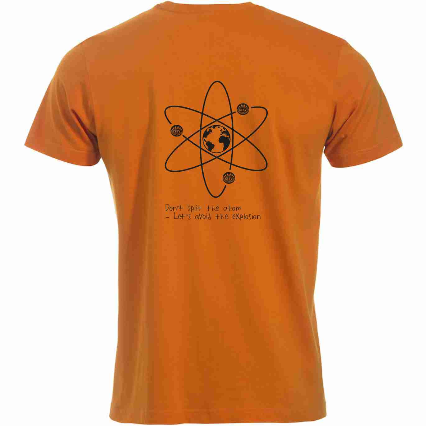 T-shirt Classic CISV Västerås Atom  bomull,  orange - 2