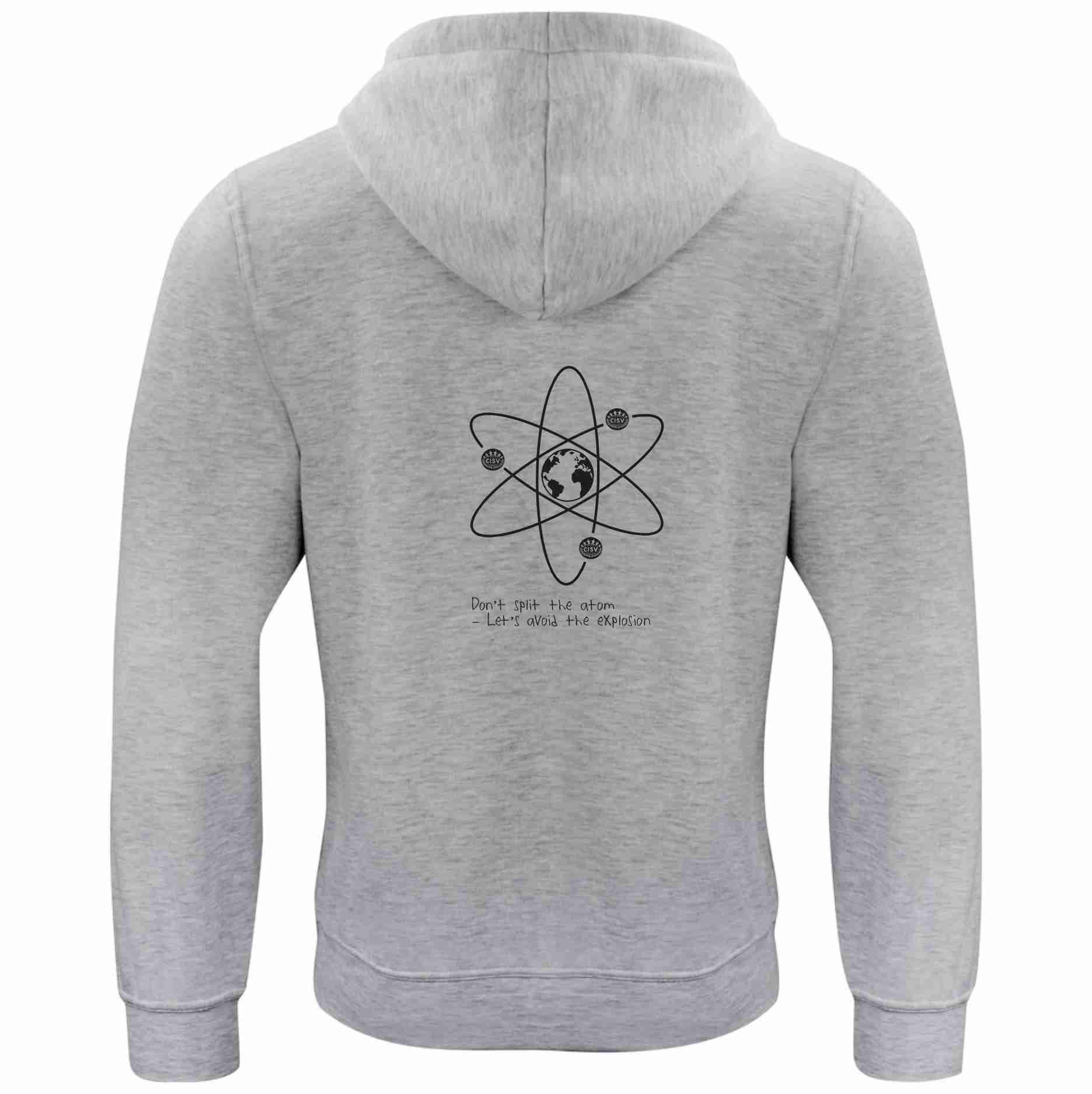 Hood Basic UNISEX CISV Västerås Atom, grå - 2