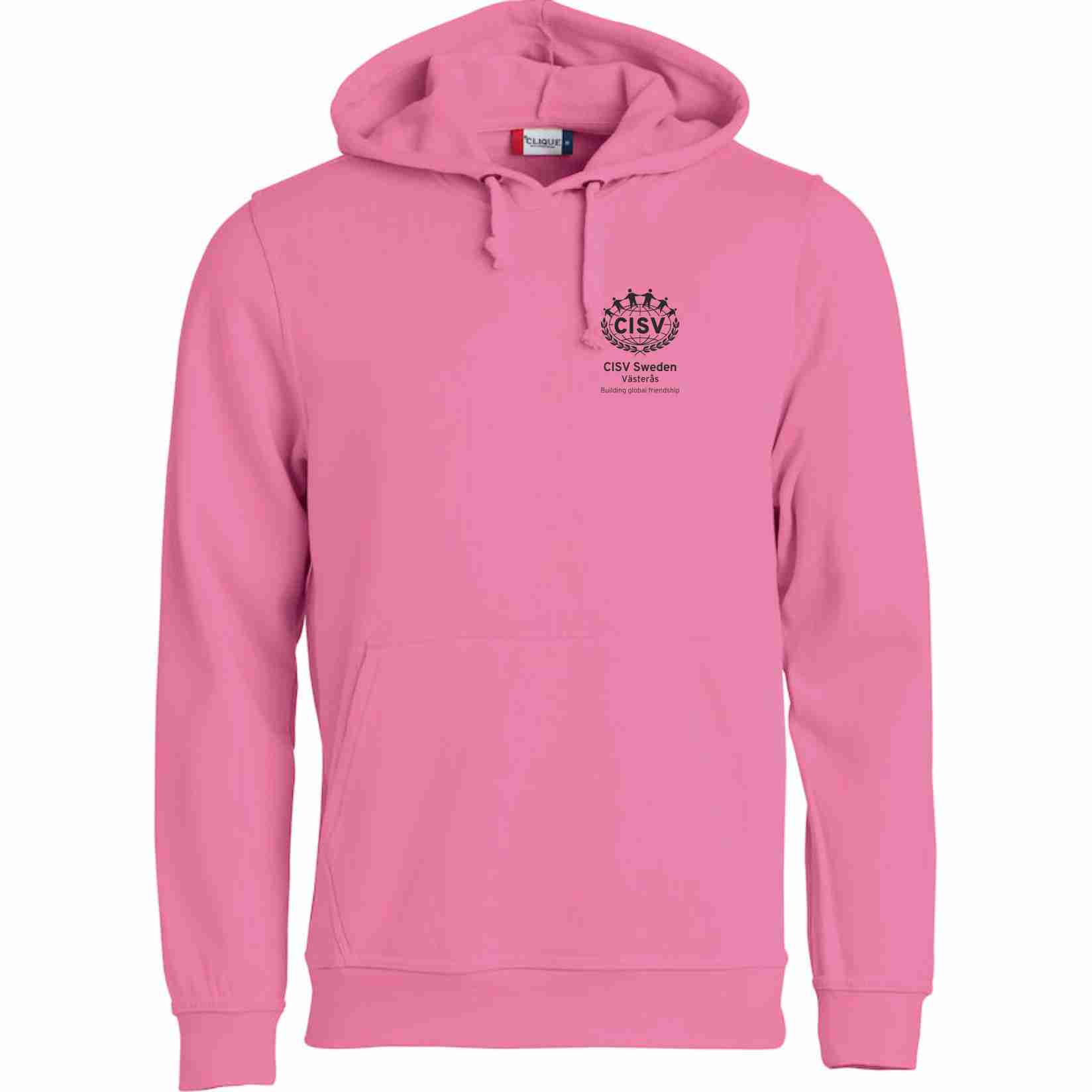 Hood Basic UNISEX CISV Västerås Atom, rosa