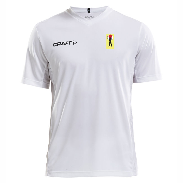T-shirt Craft Squad Shotokan Center, vit, vuxenstorlek