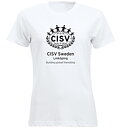T-shirt Classic CISV Linköping, bomull, vit