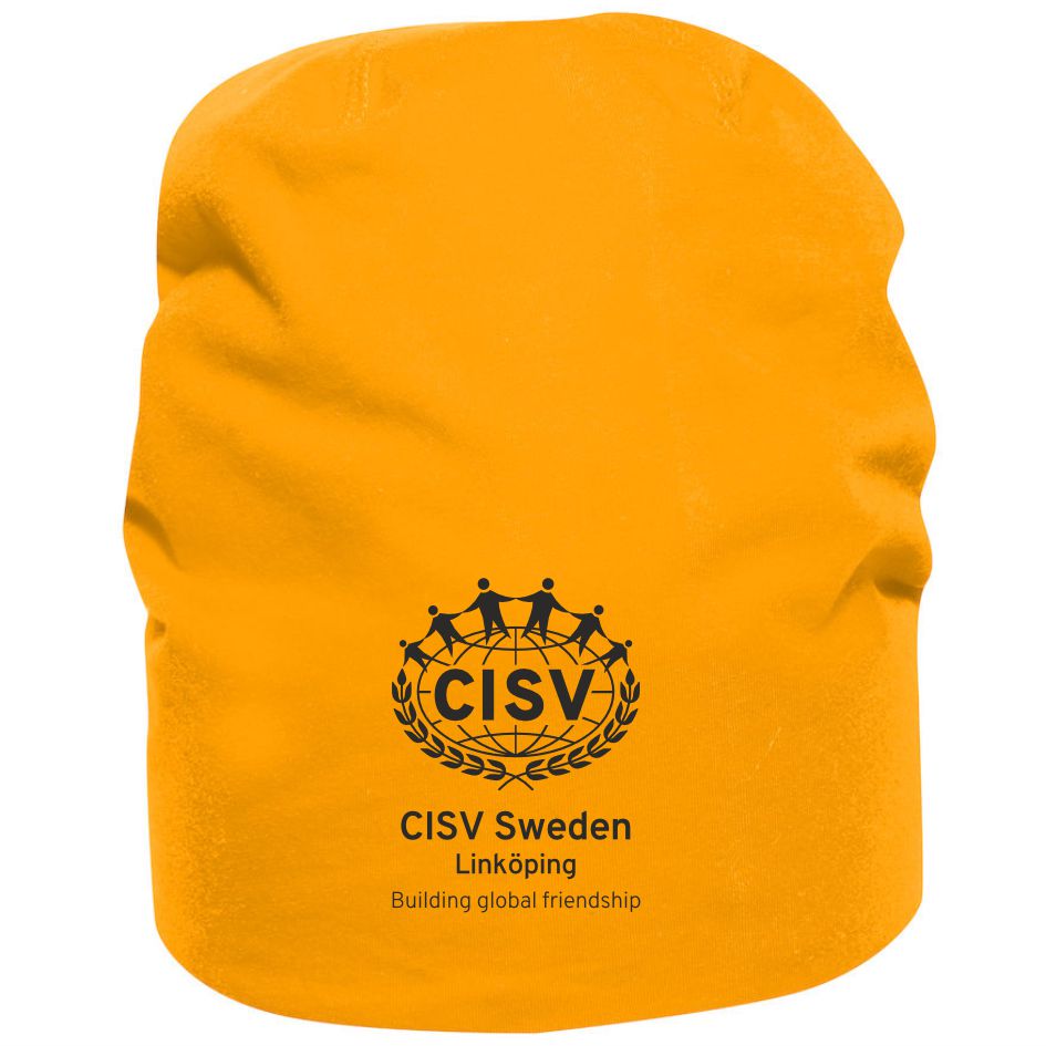 Mössa Saco  CISV Linköping, orange