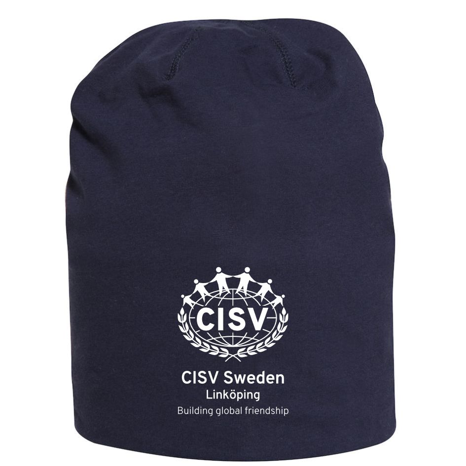 Mössa Saco  CISV Linköping,  marinblå