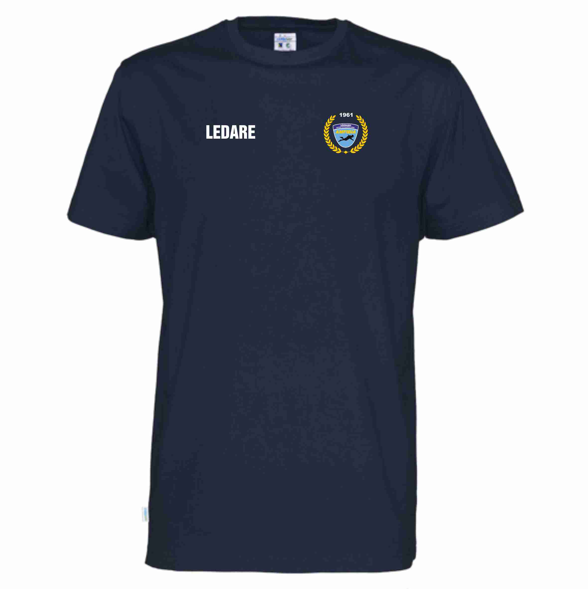 T-shirt Värnamo Sportdykare, bomull, miljöcertifierad LEDARE 60 år