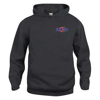 Hoody Basic JUNIOR Budoklubben Shindo, svart
