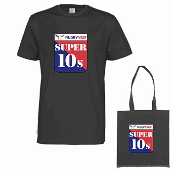 Paket T-shirt Classic Organic Cotton+ kasse Rugby Väst, svart