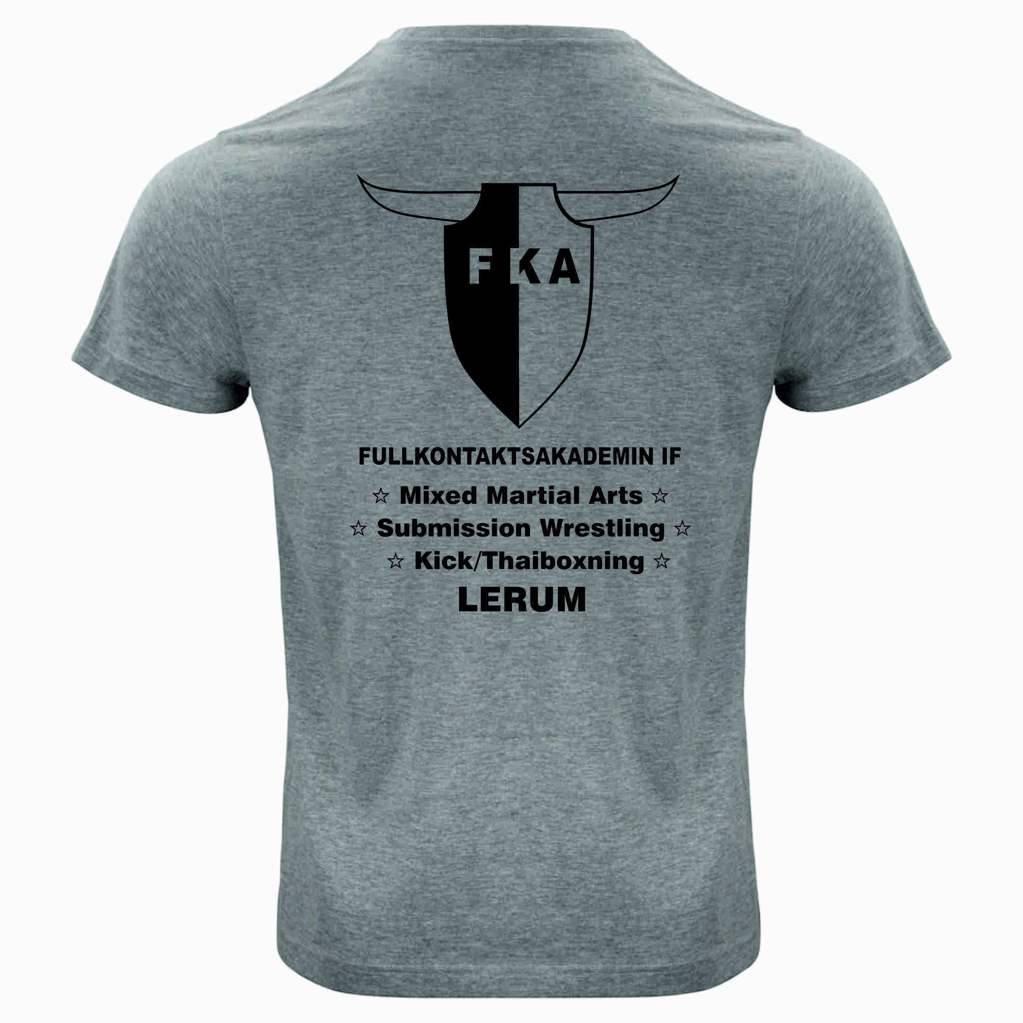 Fullkontakts Akademin T-shirt Organic Cotton, vuxen, grå - 2