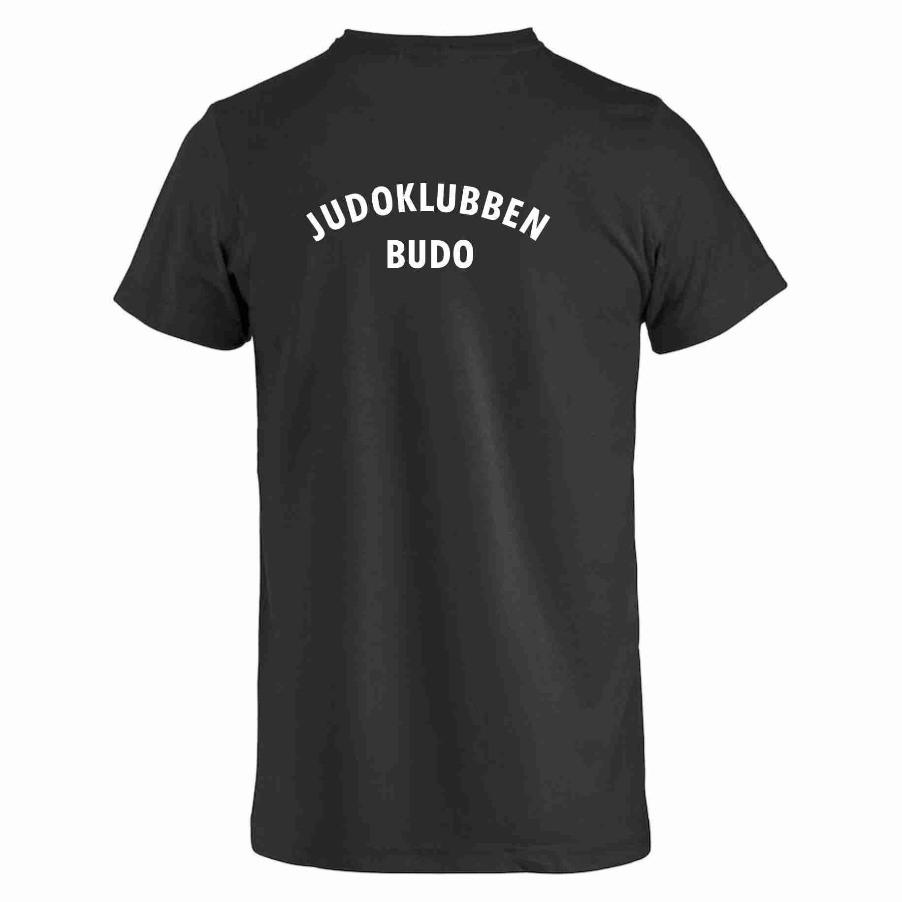 T-shirt Clique Basic bomull, svart, Judoklubben Budo - 2