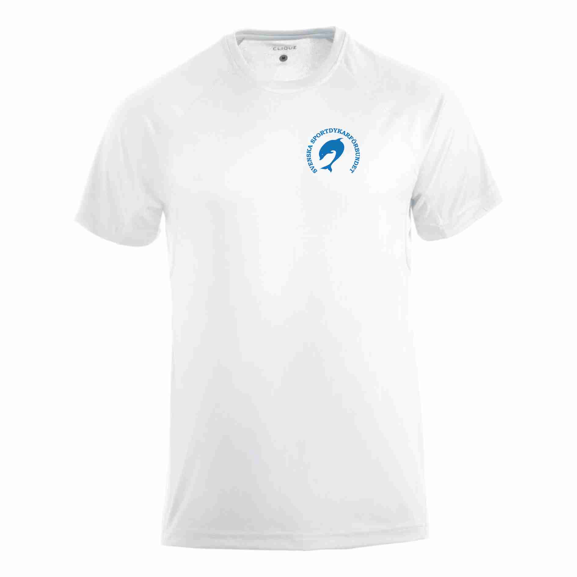 T-shirt Funktion  SSDF Instruktör, vit