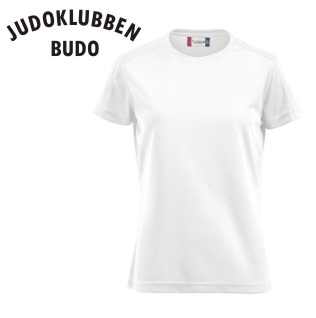 Funktions T-shirt Clique Ice, vit, Judoklubben Budo, DAM