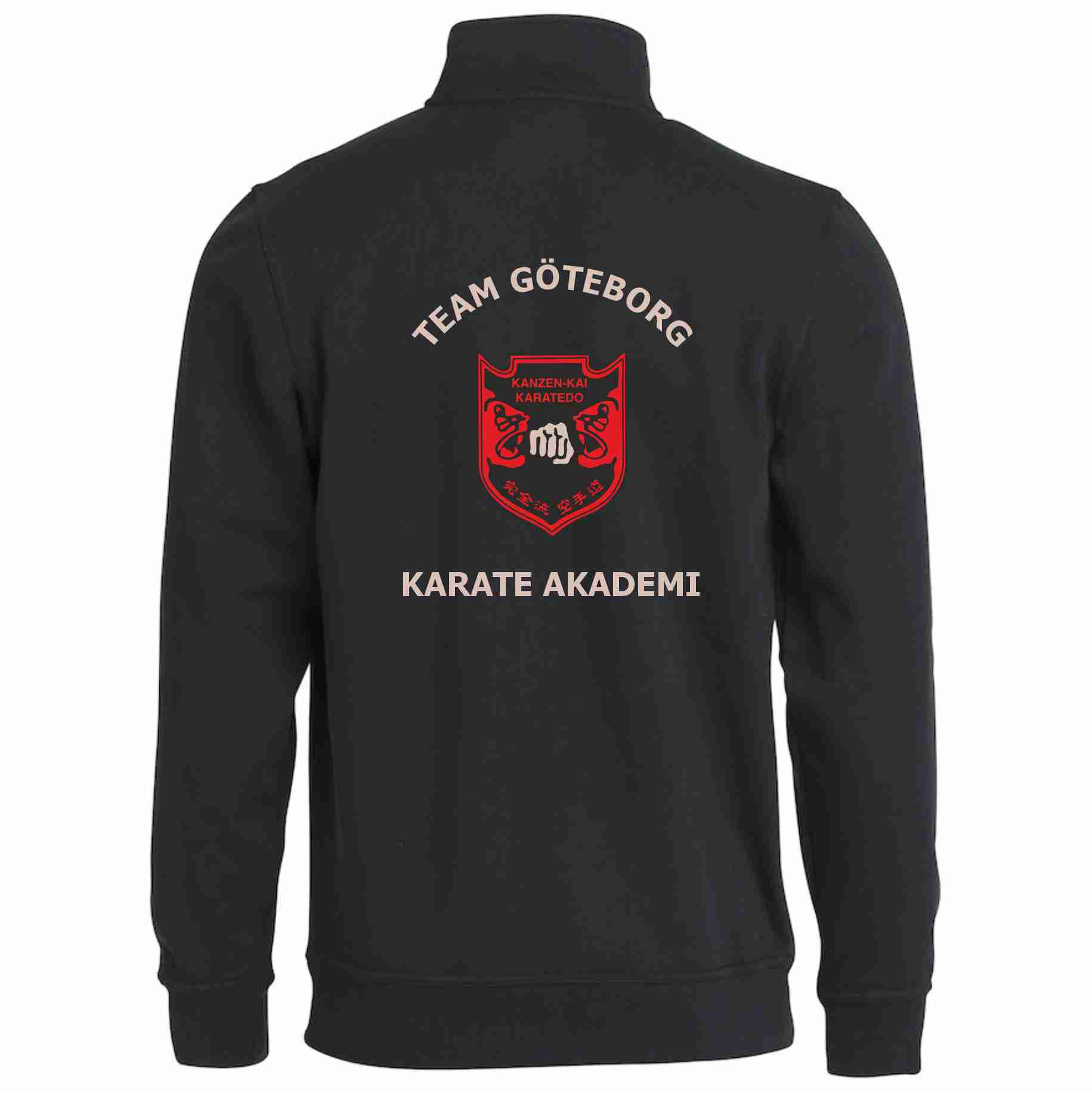 Sweatshirt Basic Halfzip Kanzen-Kai, vuxen unisex - 2