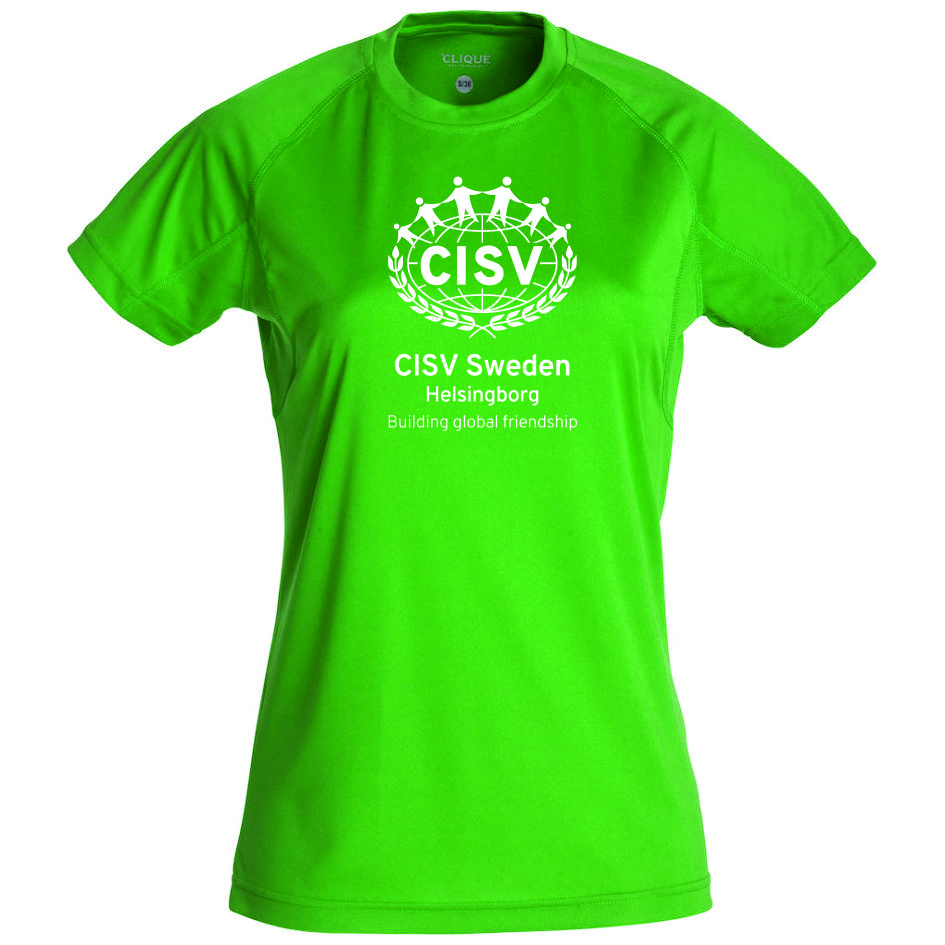 Tränings T-shirt Active-T CISV Helsingborg, grön