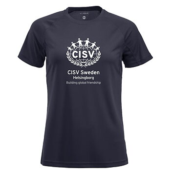 Tränings T-shirt Active-T CISV Helsingborg, marinblå