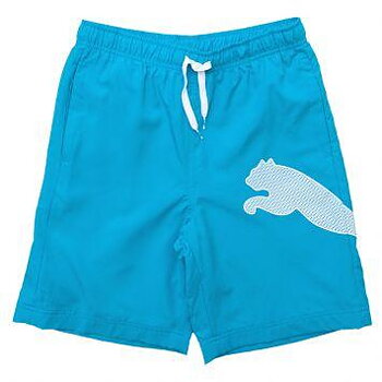 Badshorts Puma Logo Bermuda, junior, blå