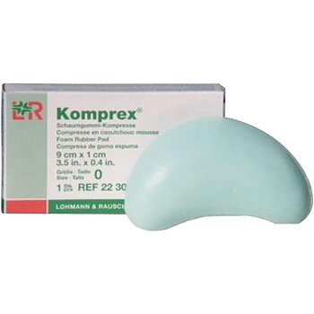 Komprex 0 - skumgummikompress 9 x 1 cm