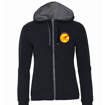 Hoodjacka Full Zip Malmö SDK, svart