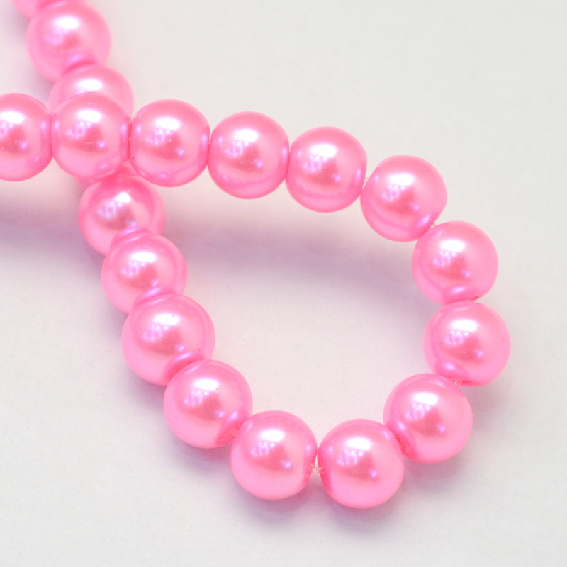 Glasvax 6mm rosa 100st - 4