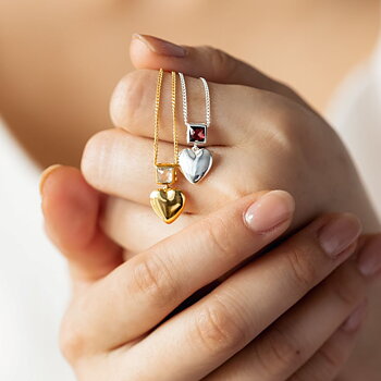 Syster P Young at Heart halsband silver