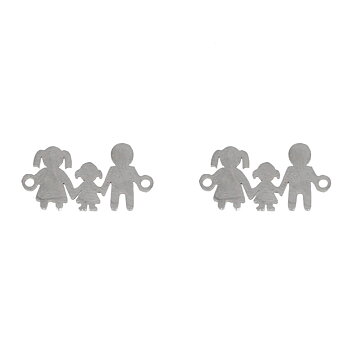 Familjen connector rostfritt stål