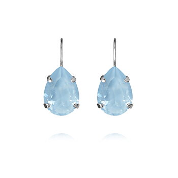 Caroline Svedbom Mini Drop Clasp örhänge rhodium sky ignite