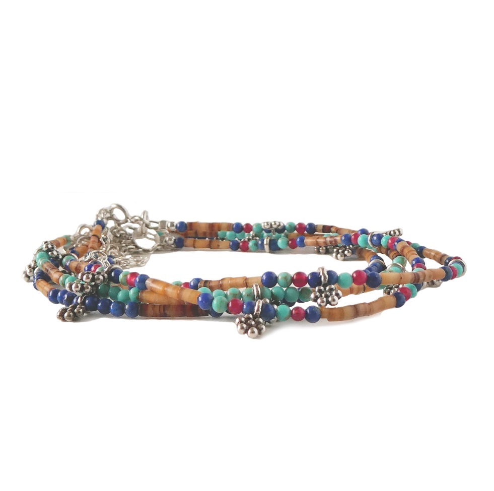 IAMLUND Neela ankelkedja lapis lazuli - 3