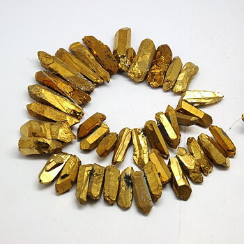 Stav slipad i pläterad kvarts 8st