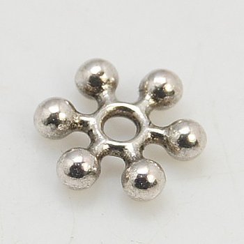 Snöflinga antiksilver 50st spacer