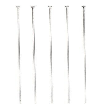 Hattpinnar 100st antiksilver mässingsbas