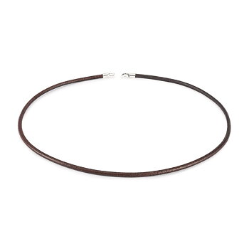 Trollbeads Läder halsband brun 50cm