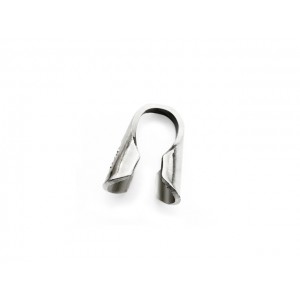 Avslut till läder i sterling silver