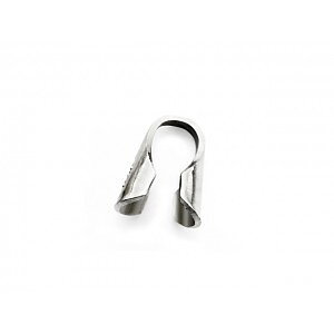 Avslut till läder i sterling silver